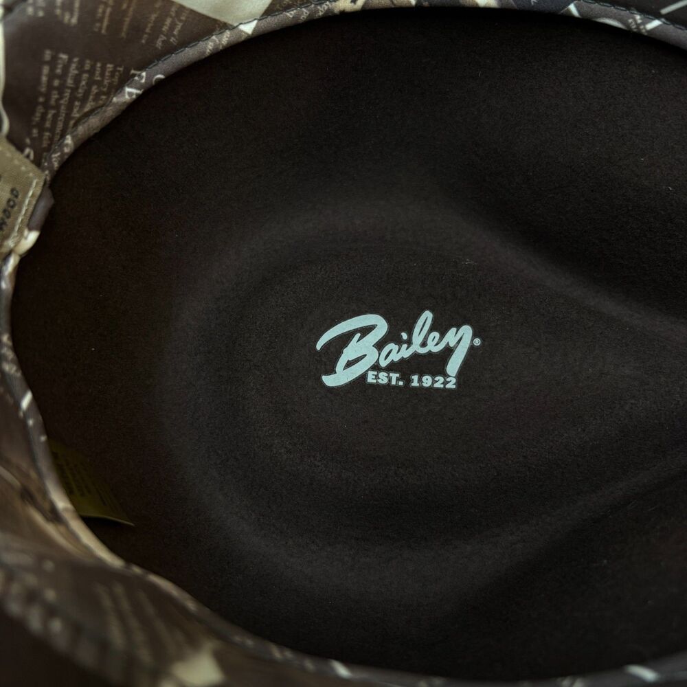 BAILEY OF HOLLYWOOD Feltlite Briar Brown Wool Fedora Size Medium - Picture 6 of 6